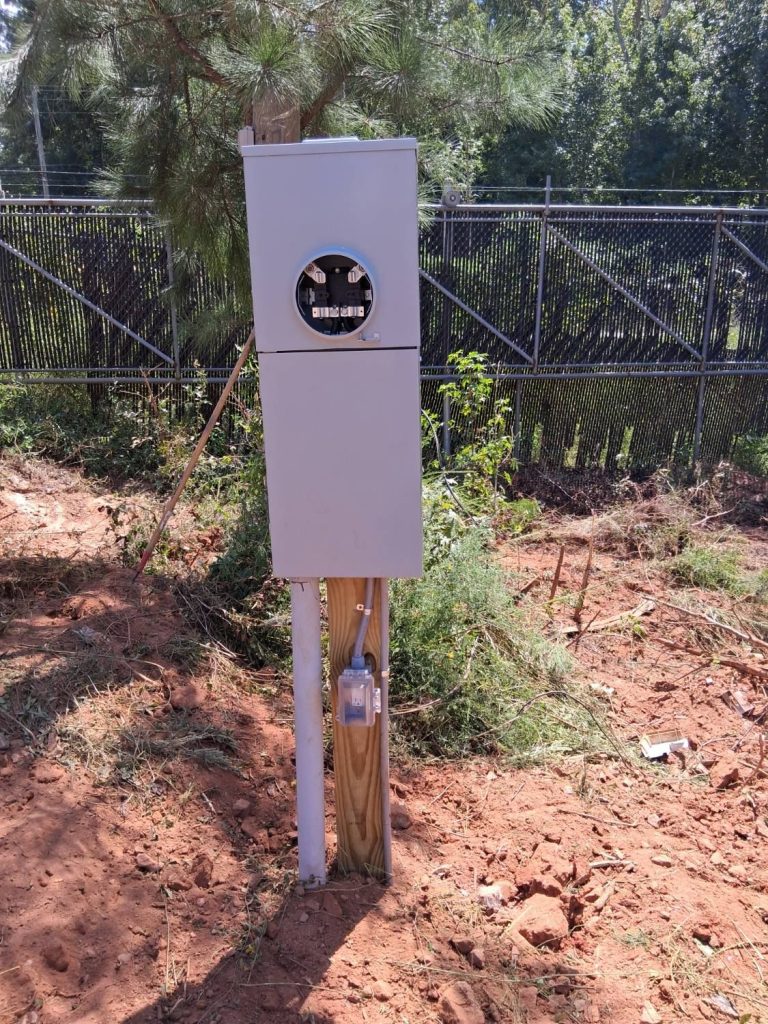 New meter base installation in Carrollton, GA by Shocking Electric Solutions