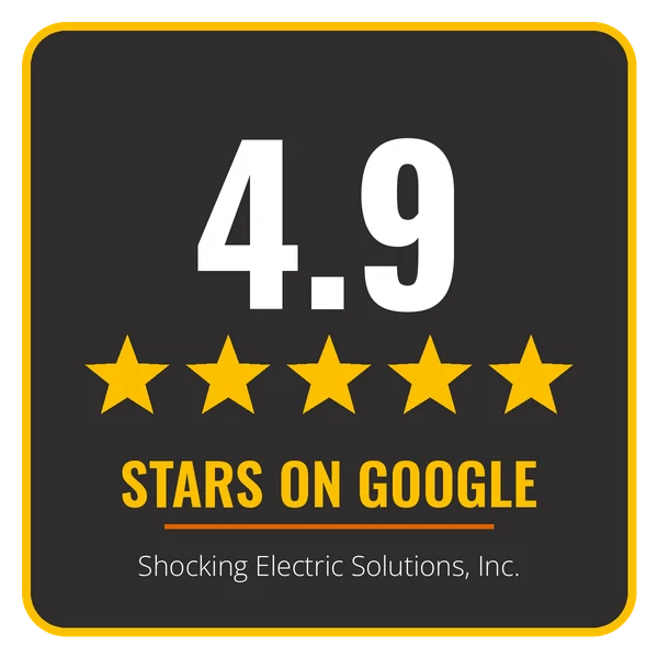 4.9 stars on Google – Shocking Electric Solutions 4.9 stars on Google – Shocking Electric Solutions